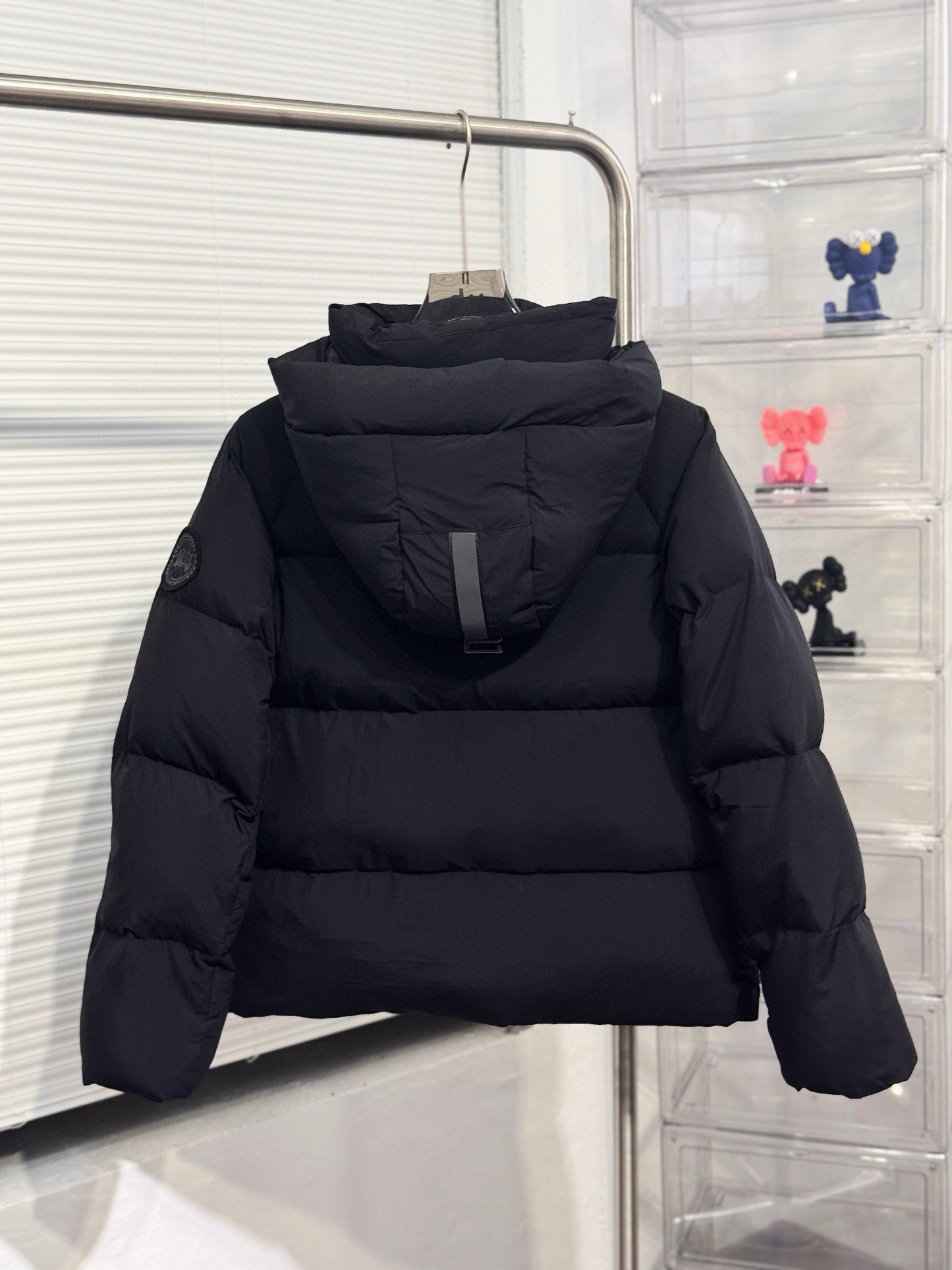 GMabcd Big GOOSE/ Junction 3M Reflective Black Label Parka Coat/Same style as used by Ouyang Nana