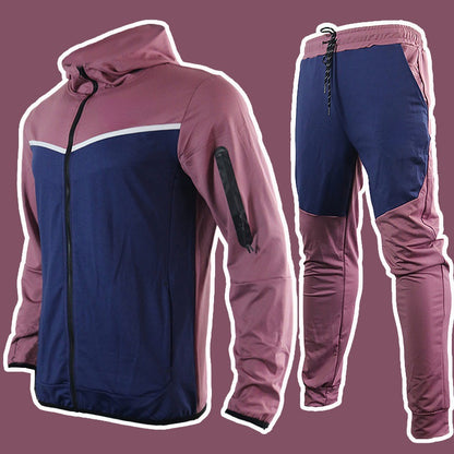 Spring and Autumn Hooded Suits Men's and Women's NK Sports Leisure Suit Sports Fashionable Jacket Trousers Fashion Brand Clothes