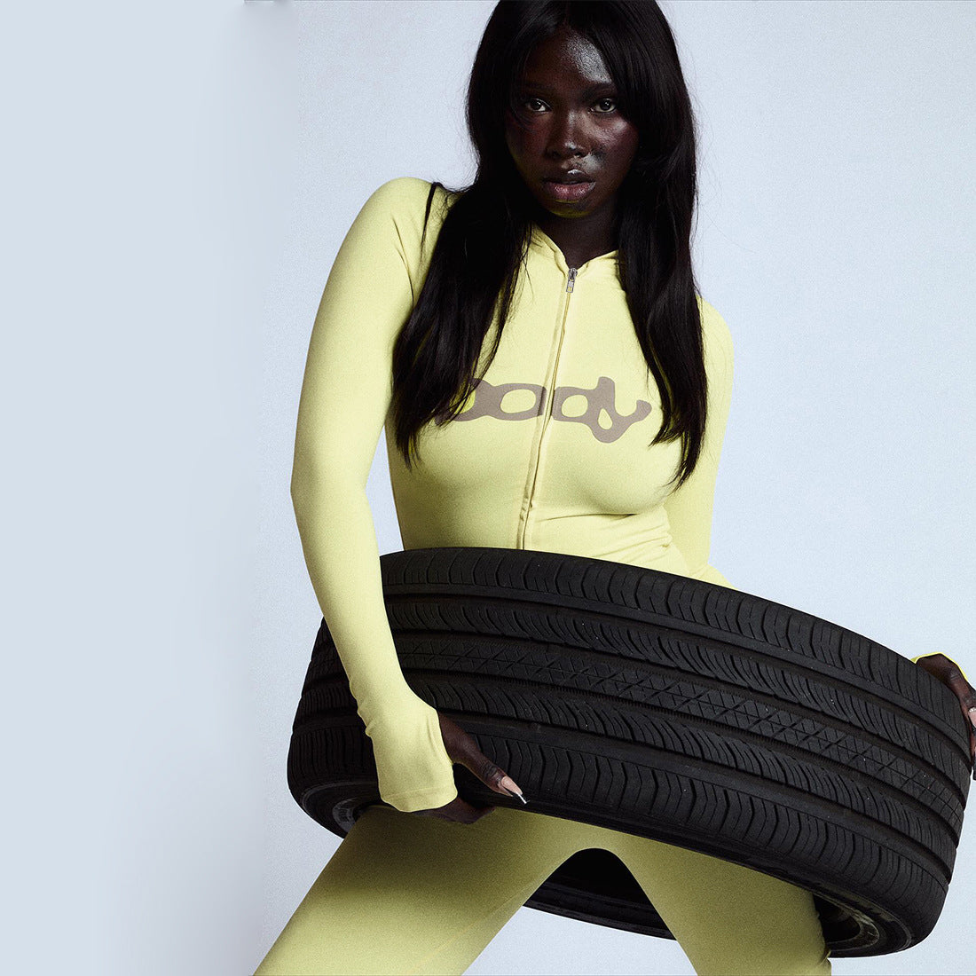 2025 Autumn Women's New Fashion Hooded Camouflage Print Long Sleeve Sports Trendy Slim Fit Long Pants Two-Piece Set