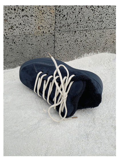 Men's Shoes 2025 Winter New Trend Retro Casual Versatile Thick-Soled Sports Loafers Warm