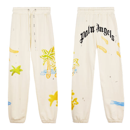 24SS Retro Trend Angel Color Block Embroidered Casual Jacket Top Jacket Set Long Pants Sweatshirt Trend