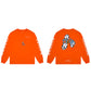 Ch Heart High-Quality Double Yarn Pure Cotton Unisex Printed Long Sleeve T-Shirt