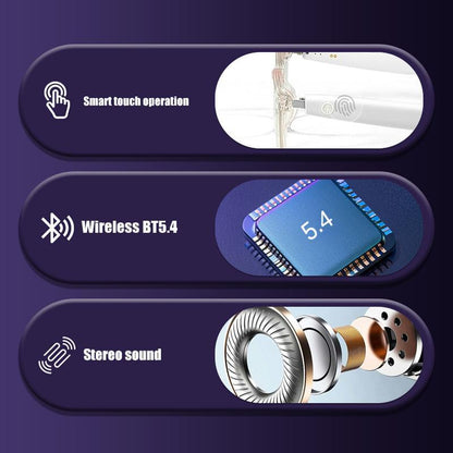 Touch Control Smart Glasses, 1 Count Wireless Smart Eye Glass with Mic, Men's Tech Gadgets 2024, Smart Anti-blue Light Glasses, Bluetooth-compatible Smart Eye Glasses for Men & Women, Eyewear Glasses