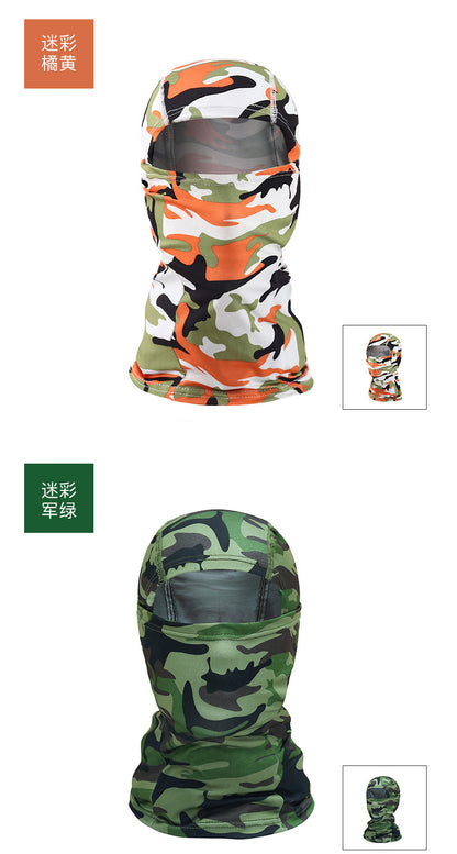 Cycling Mask Summer Balaclava Outdoor Camouflage Tactical Head Cover CS Flying Tiger Mask