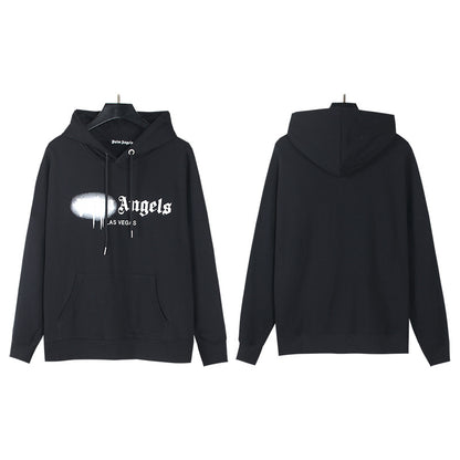 Gmabcd New Spray Paint Graffiti City Letter Logo Printing Terry High Street Couple Hooded Sweater