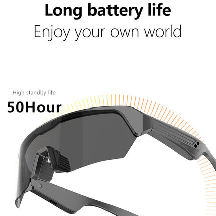 Outdoor Sports Sunglasses Smart Glasses Fashionable Cycling Bluetooth Glasses for Listening to Music and Calling Unisex