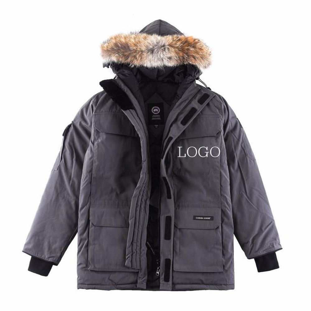 Big Goose New 08 Expedition Parka Classic Warm Hooded Short Down Jacket 4660M