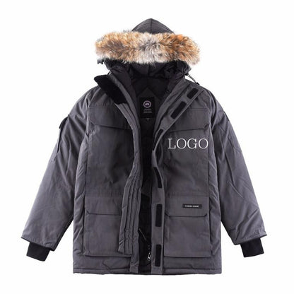 Big Goose New 08 Expedition Parka Classic Warm Hooded Short Down Jacket 4660M