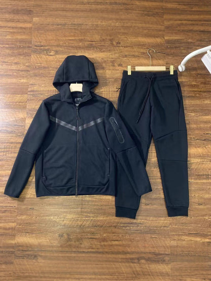 GMabcd 2025 Casual Sports Hooded Men's Side Zipper Suit Jacket Versatile Slim Fit Casual