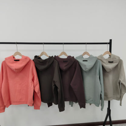 GMabcdFOG Double Line ESSENTIALS Chest Silicone Double Row Letter Hoodie Essentials Sweatshirt