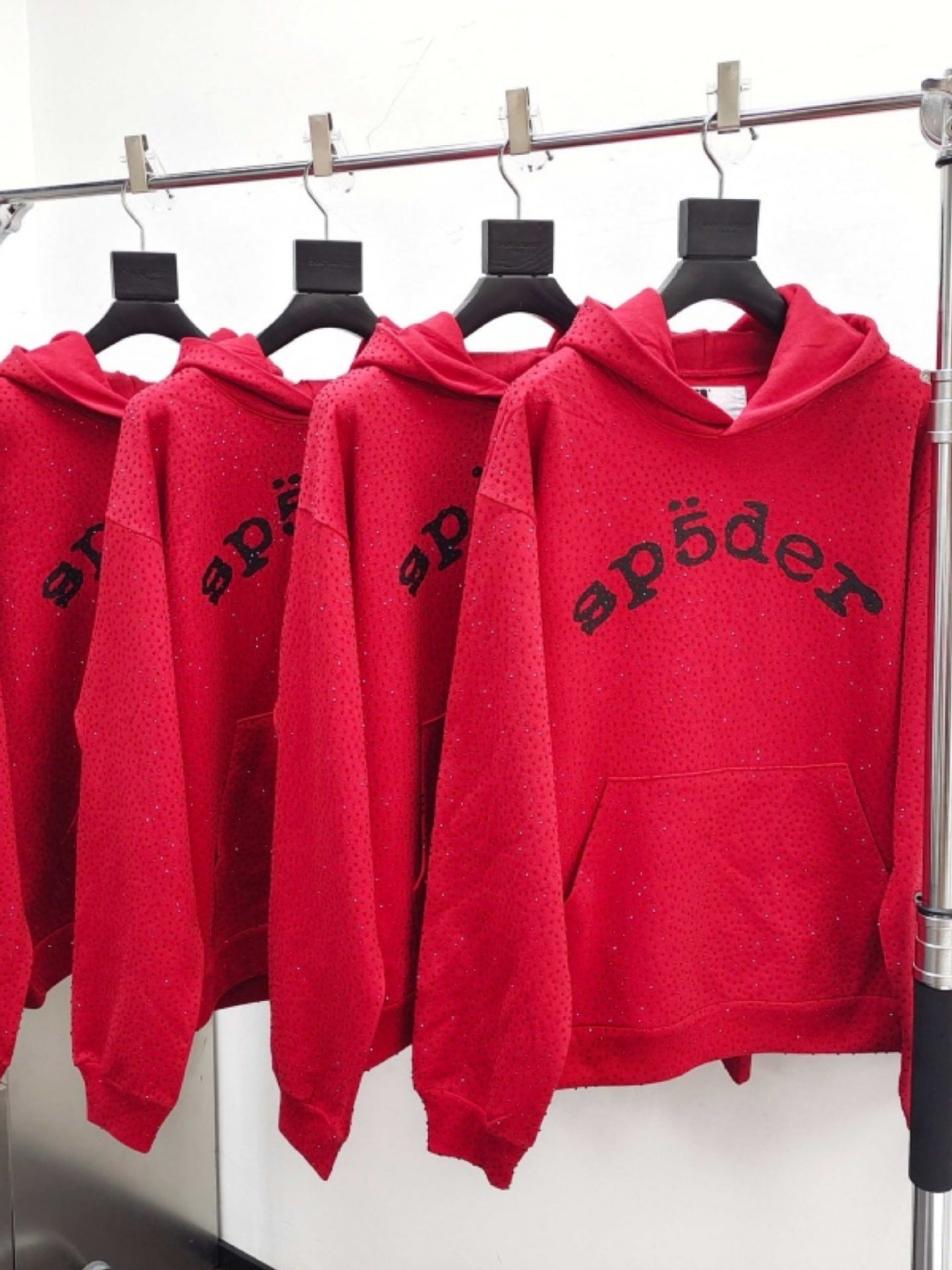 Hot Sale Heavy Full Rhinestone Sweater Sp55-der Hoodie High Street Fashion Brand Hoodie
