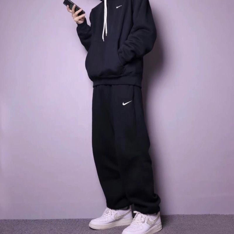 New Sports Trousers Casual Men's and Women's Same Sport Pants Flat Loose Straight Spring and Autumn Sweatpants Embroidered Fashion
