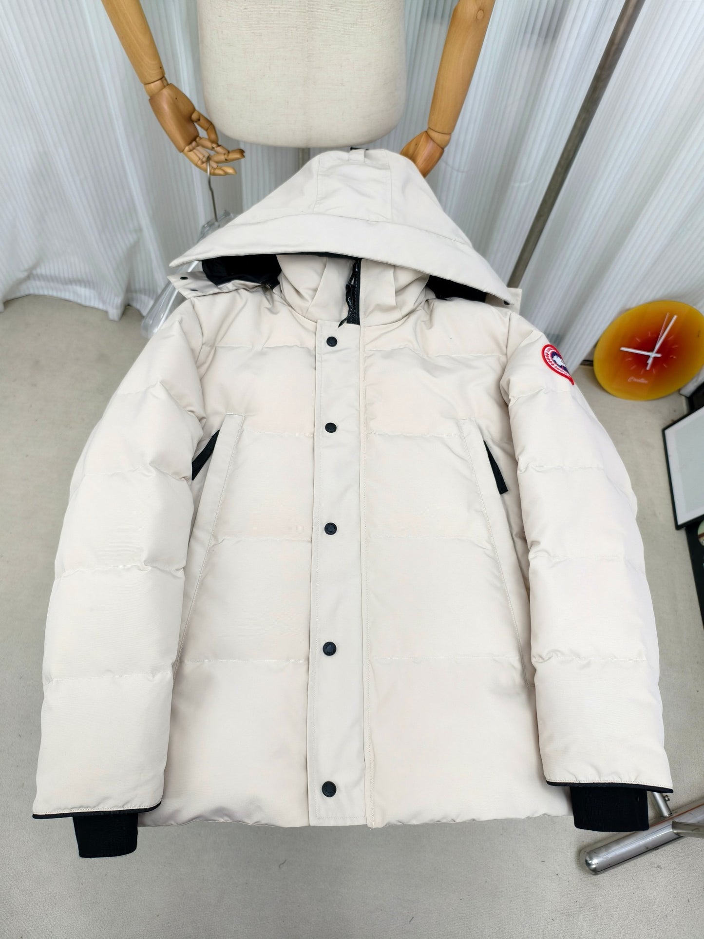 GMabce-New 29 style Big Goose 2048 Parka Coat, Unisex Style with Detachable Hood, Extreme Cold Protection Comparable to Rolls-Royce Grade, Fur-Free Hooded Down Jacket Wyndham Jacket Thickened