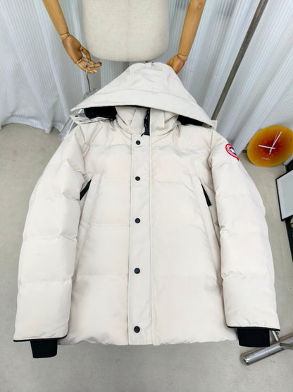GMabce-New 29 style Big Goose 2048 Parka Coat, Unisex Style with Detachable Hood, Extreme Cold Protection Comparable to Rolls-Royce Grade, Fur-Free Hooded Down Jacket Wyndham Jacket Thickened
