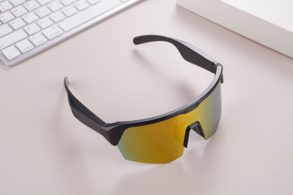 Outdoor Sports Sunglasses Smart Glasses Fashionable Cycling Bluetooth Glasses for Listening to Music and Calling Unisex
