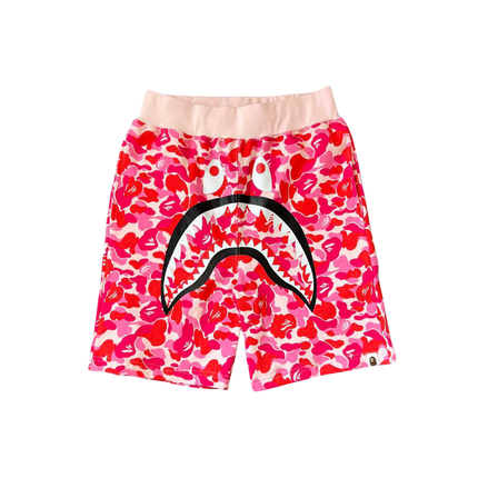 Trendy Brand BP Classic Shark Camouflage Men's Casual Loose Sports Five-Point Shorts High-End Terry Drawstring Shorts Trend