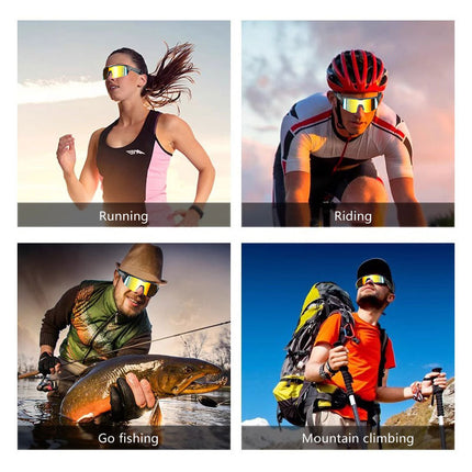 Outdoor Sports Sunglasses Smart Glasses Fashionable Cycling Bluetooth Glasses for Listening to Music and Calling Unisex