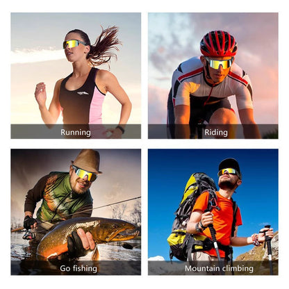 Outdoor Sports Sunglasses Smart Glasses Fashionable Cycling Bluetooth Glasses for Listening to Music and Calling Unisex