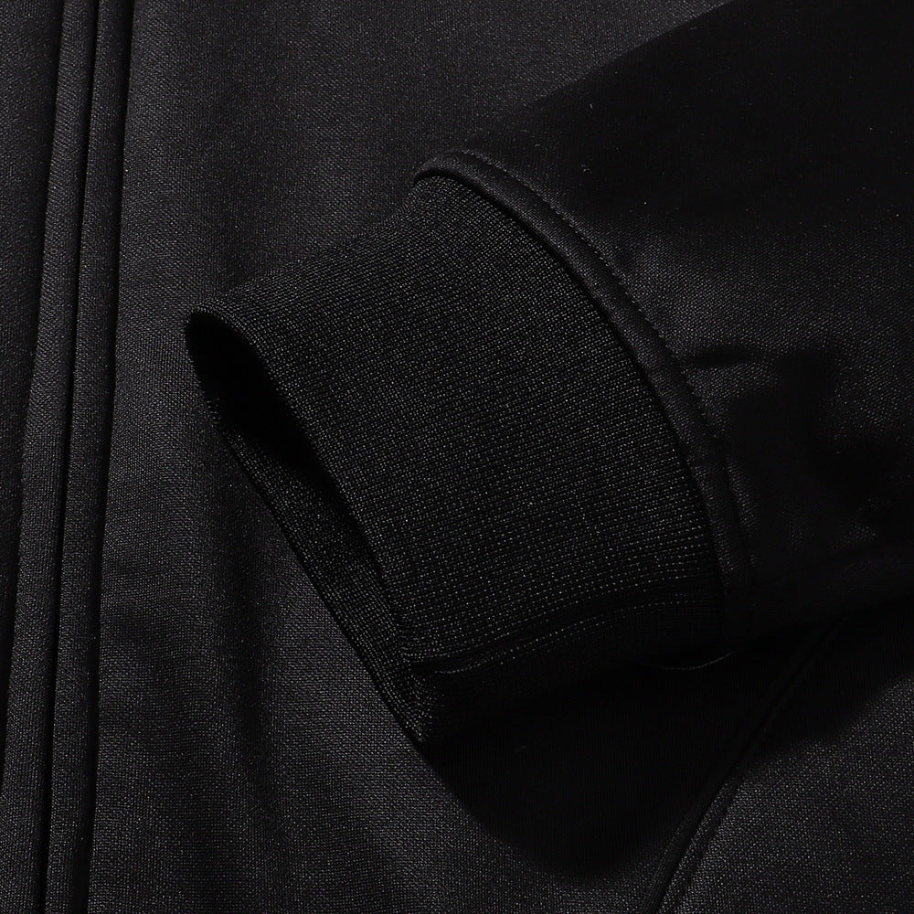 Gmabcd-sup Hoodie Collaboration Joe Loose Fit Autumn Winter Fleece Zipper Jacket Street Fashion Patchwork Hooded Sweatshirt