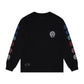 Ch Heart High-Quality Double Yarn Pure Cotton Unisex Printed Long Sleeve T-Shirt