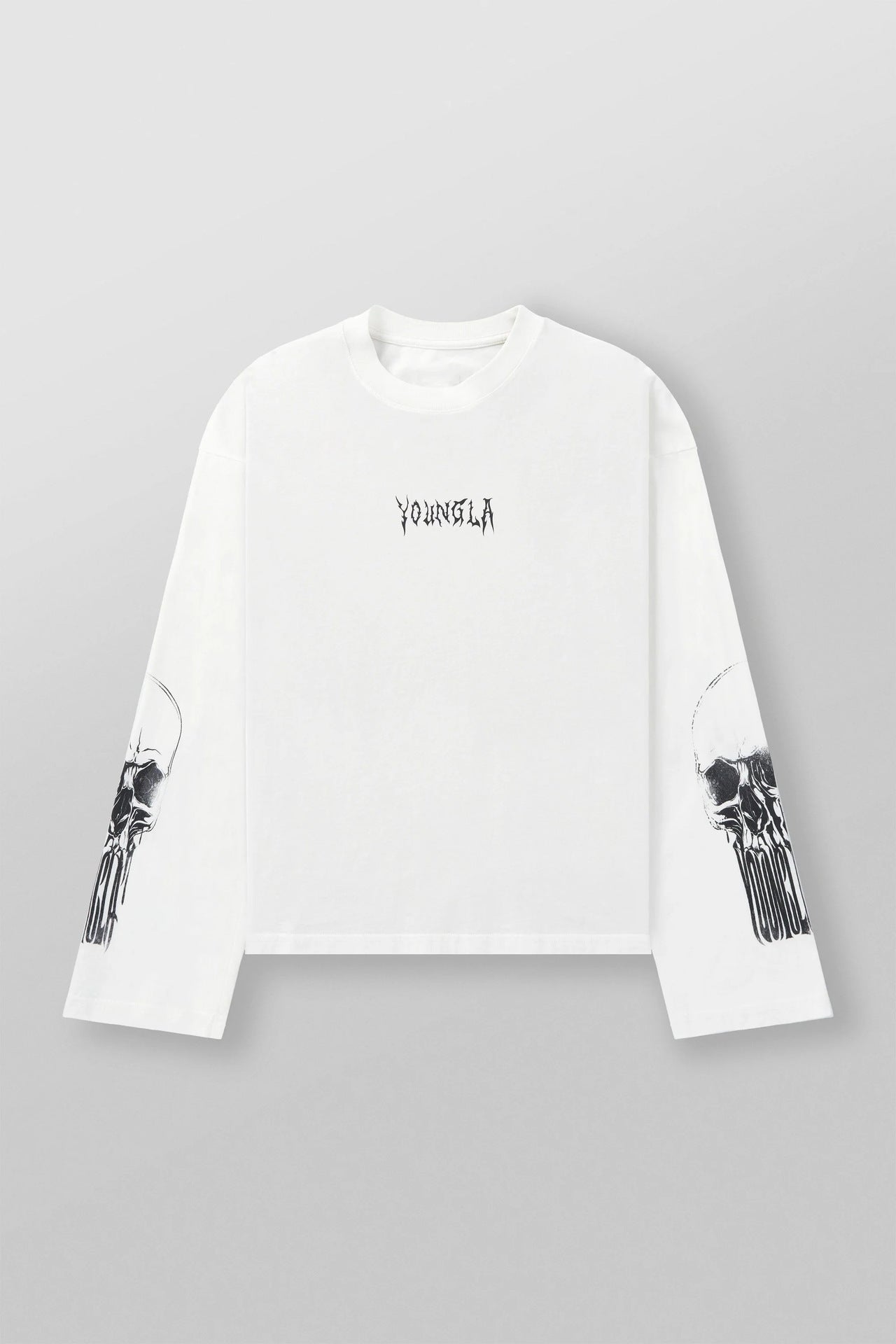 Young-La Autumn Long-Sleeved T-shirt Cotton round Neck Gym Exercise Workout Training Bottoming Shirt Men