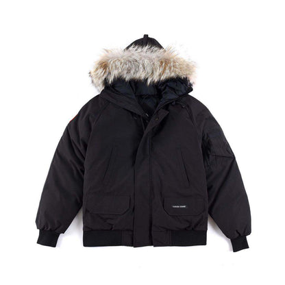 Big Goose Duck Down 01 Flight Jacket Parka Coat White Duck Down Couple Style Solid Color 2026 Autumn Winter Hot Item