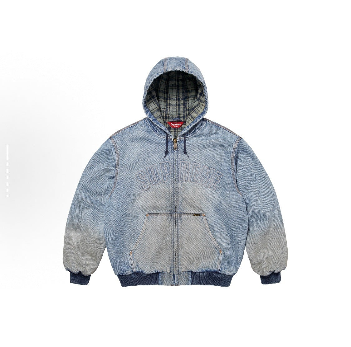 SMALL BOX Zipper Hooded Sweatshirt