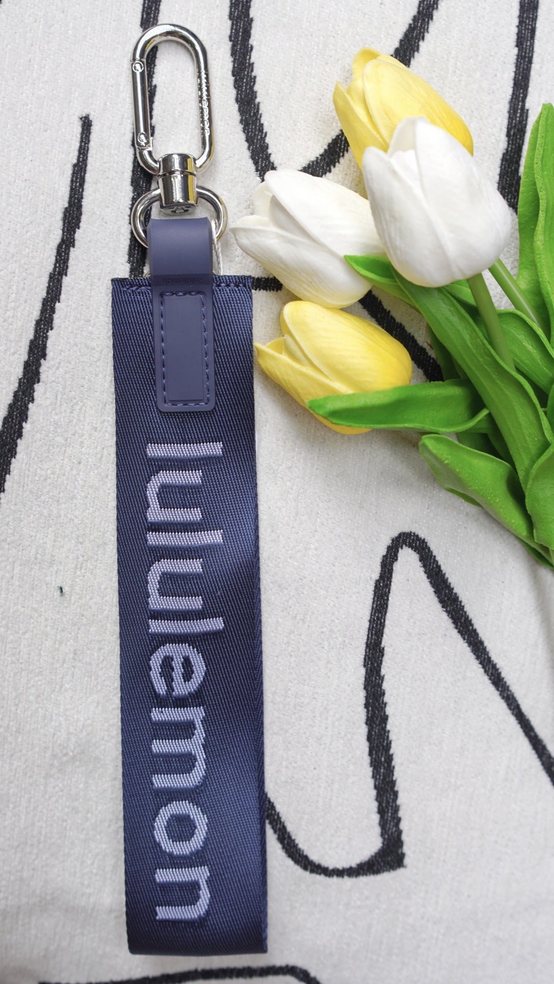 Lulu Same Style Mobile Phone Key High Quality Jacquard Pendant All Kinds of Bag Clothing Personality Trendy Decorations