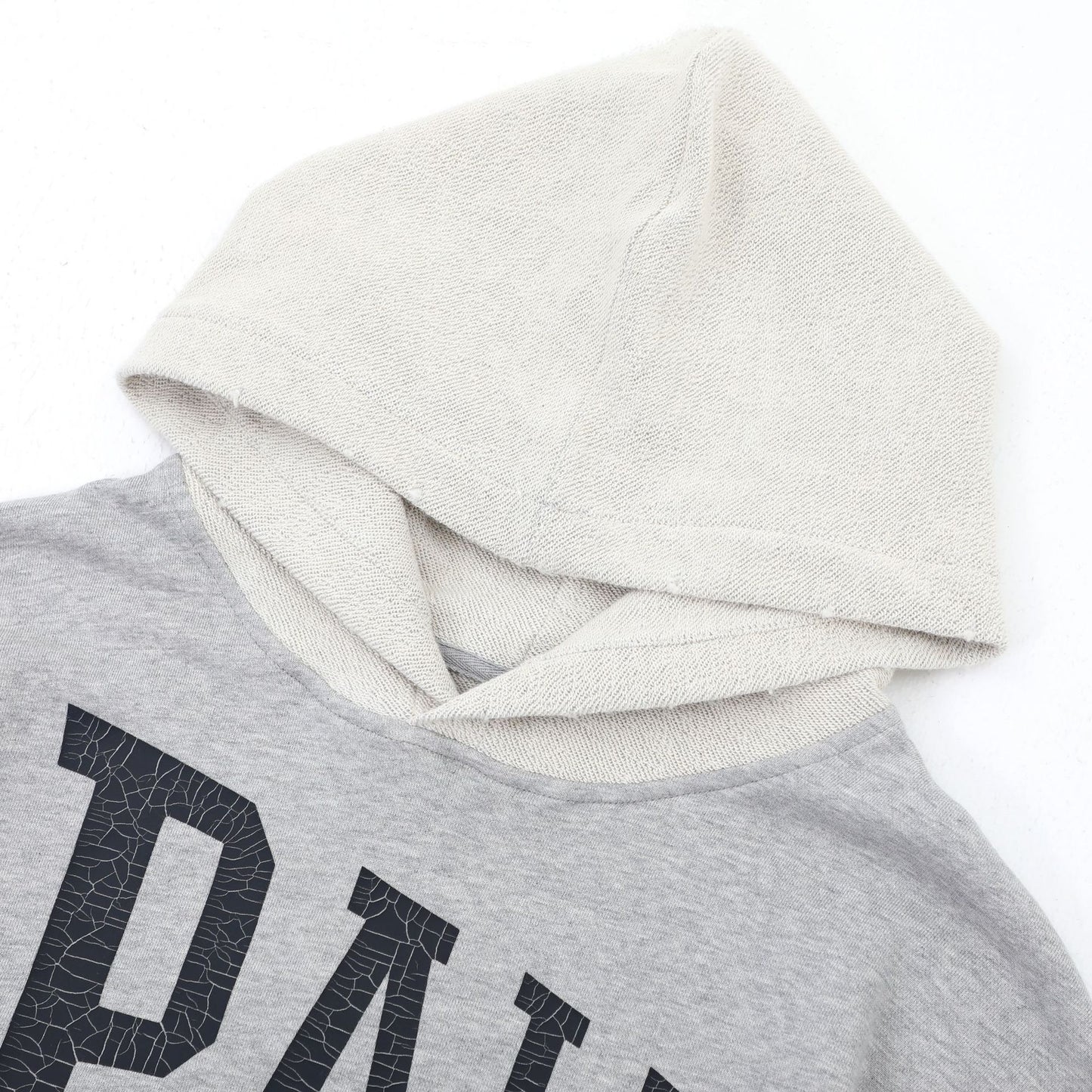 Men's Pullover Sweatshirt with Crack Letter Print Fashion High Street Casual Versatile Hoodie