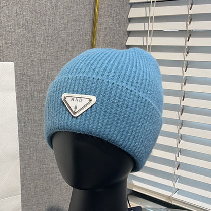 Winter Warm Knitted Hat Fashionable Export Style Pullover Windproof Thick Knitted Hat