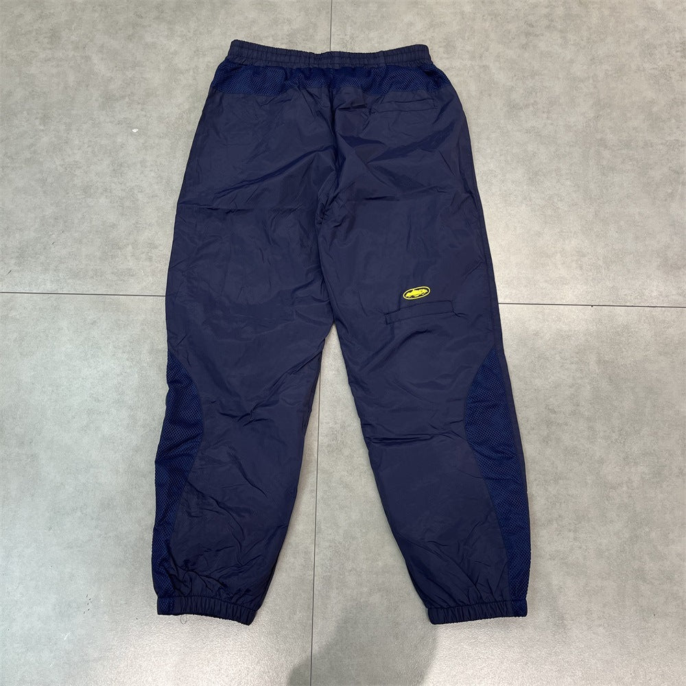 Gmabcd New Corteiz Alcatraz Embroidered Logo Woven Casual Sports Suit Spring Thin Long Pants with Zipper