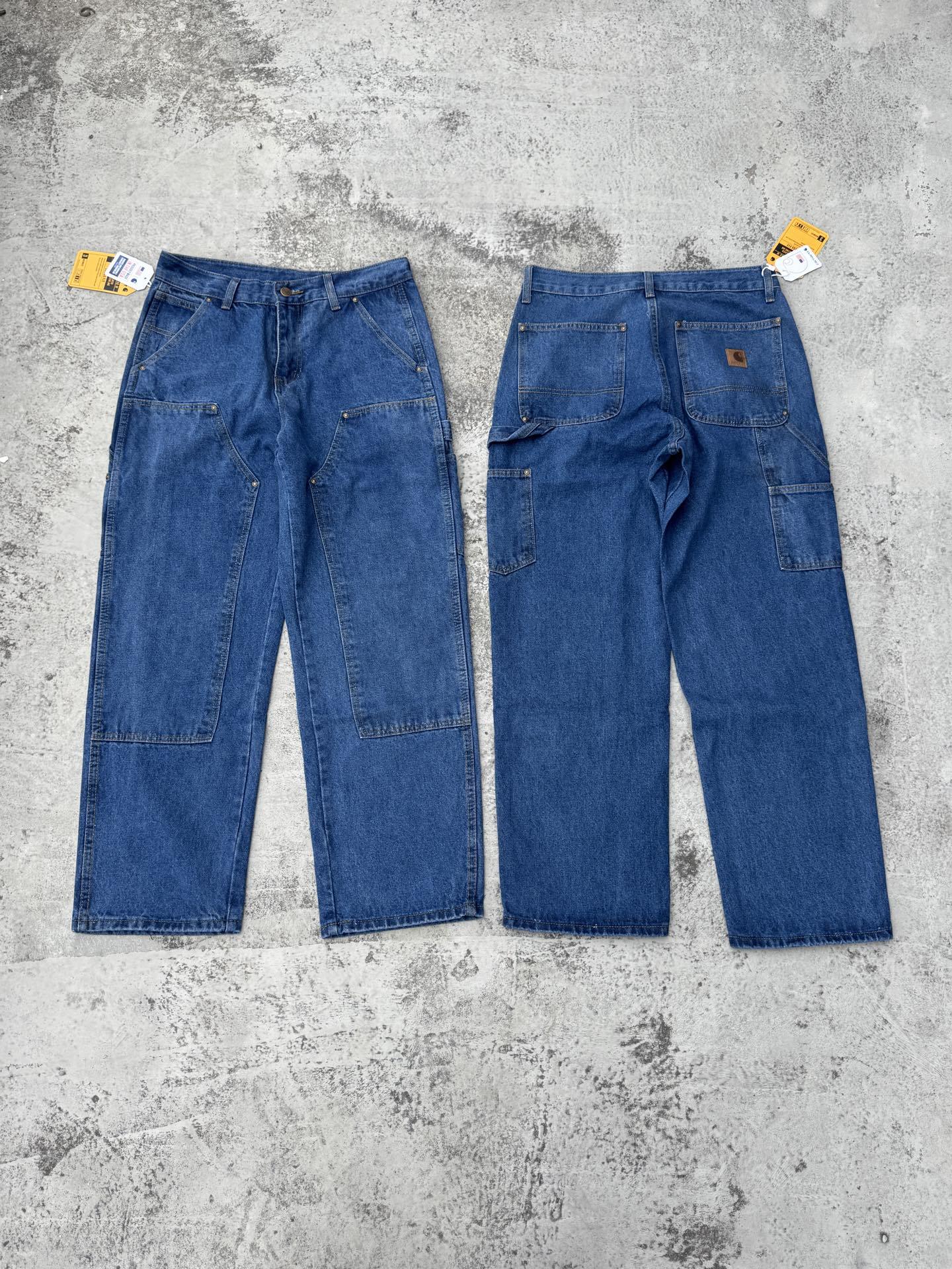 Carhart Japanese Workwear Style Jeans Loose Straight High Street Design