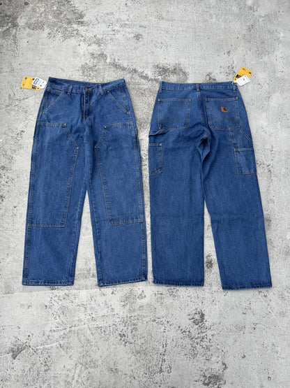 Carhart Japanese Workwear Style Jeans Loose Straight High Street Design