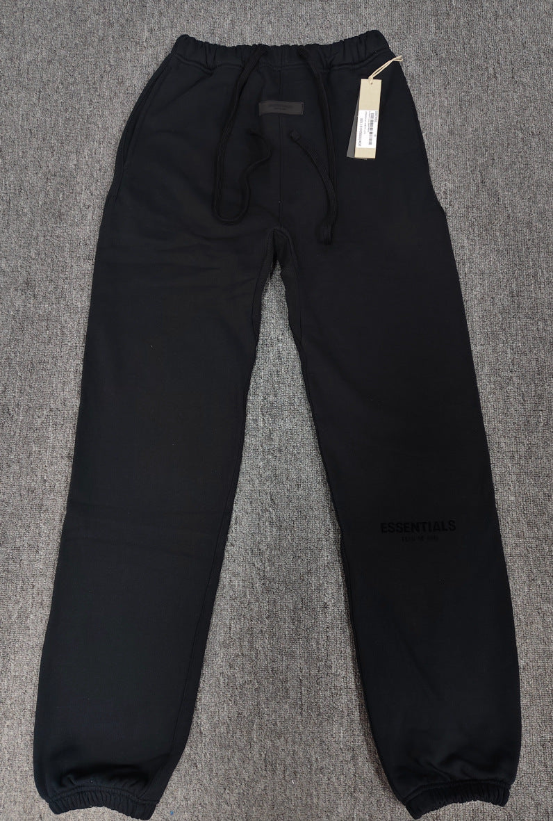 FOG Double-Line Classic Hoodie with Front 3D Letters Loose Fit Unisex Essentials Sweatshirt