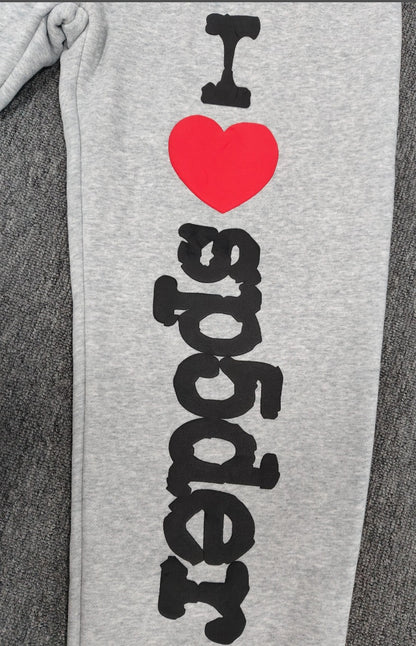 Gmsp5der Sweater Spider Web Love Pullover Hooded Sweater Men's and Women's Hoodies[High Quality]