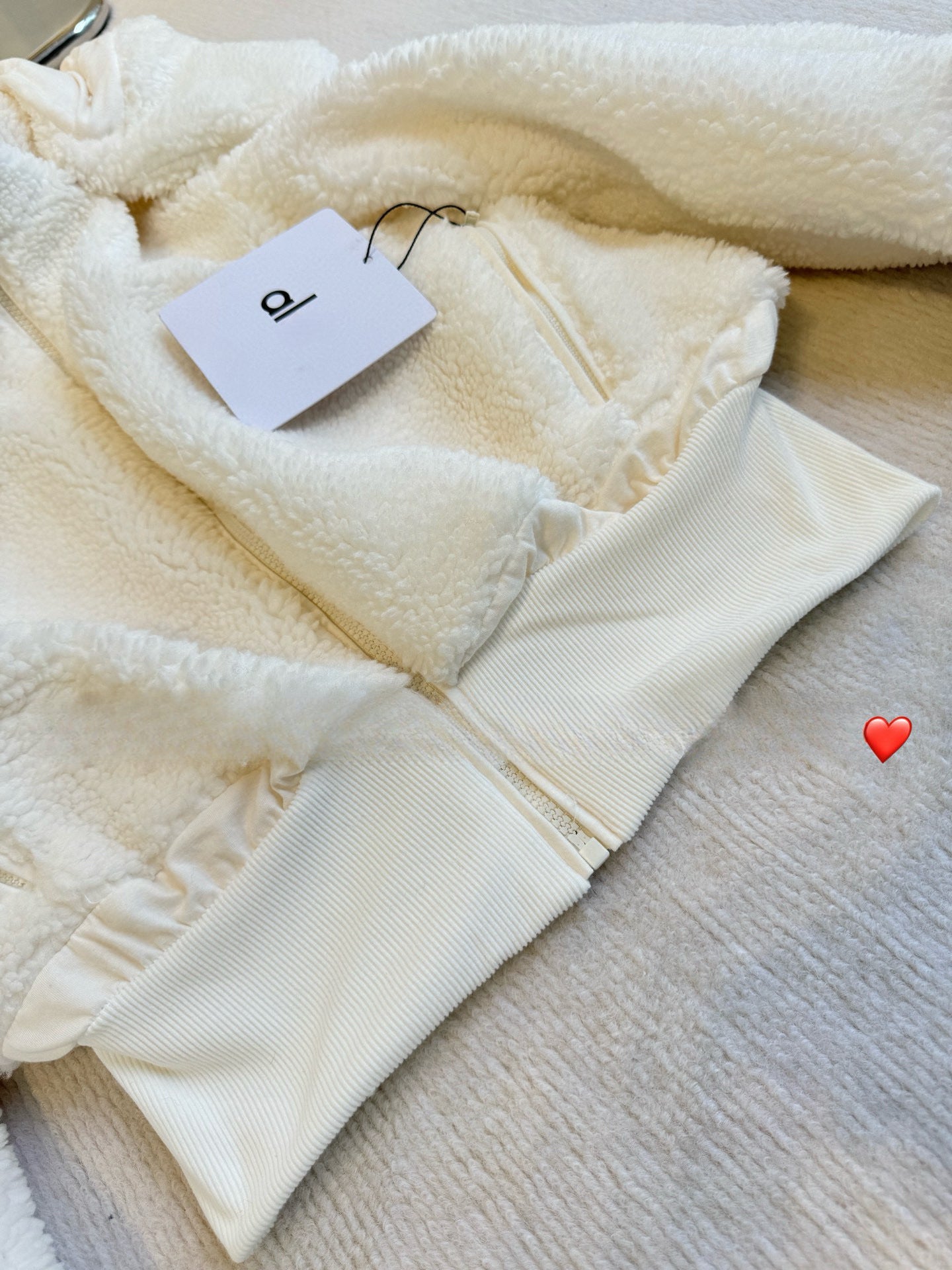 GMa-l-o Lamb Wool Detachable Hooded Short Women's Autumn Winter Casual Warm Zipper Jacket