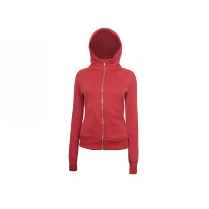 Lulu Same Style Scuba Women's Zipper Hooded Sweatshirt Autumn Winter Women's Outdoor Casual Warm Top Sports Jacket