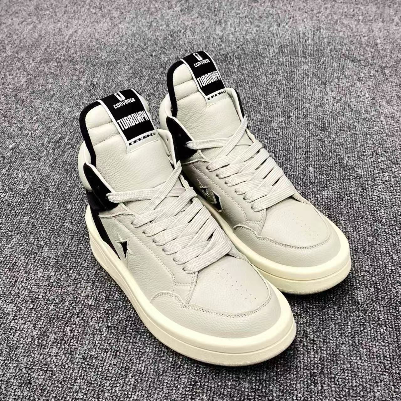 GMAbcd RICK Original Main Line New Leather Surface OWENS High Street Low-top Niche Shoes