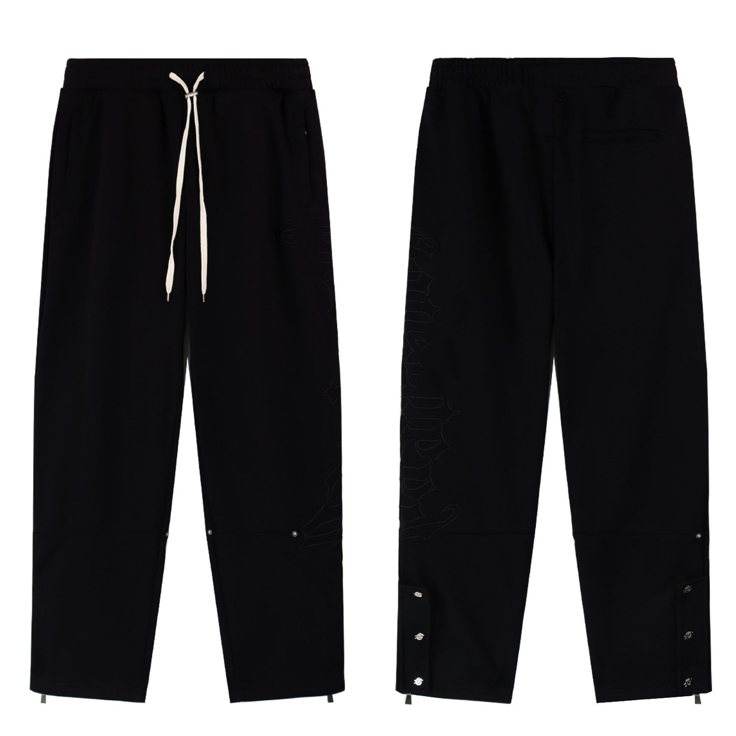 GMabcd Casual Set God-peed Patch Letter Cardigan Hoodie High Street Men's Casual Sweatshirt Sweatpants