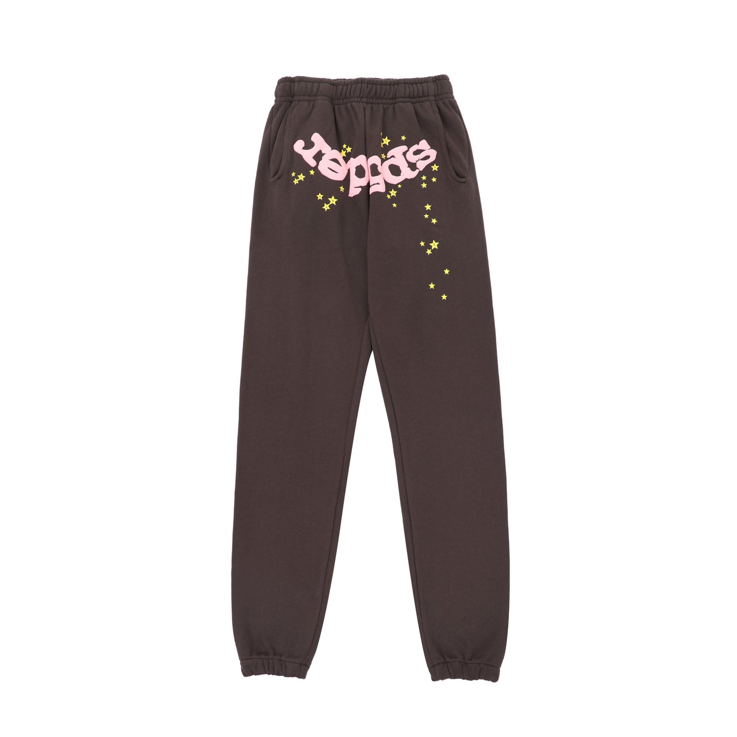 Sp55der High Quality Spider Web Foam Letter Loose Men's and Women's Suits Pants