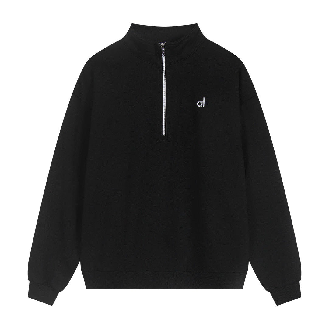 A-L-O Heavyweight Sweatshirt Loose Terry Warm Hoodie Zipper Casual Hooded Jacket