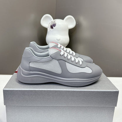 GMabcd America Cup Home Colorful Sole Genuine Leather Fashion Flat Sneakers Casual Shoes Sports Shoes Men's Shoes