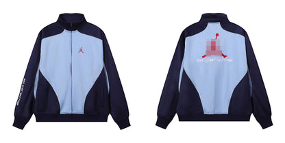 Gmabcd-sup Hoodie Collaboration Joe Loose Fit Autumn Winter Fleece Zipper Jacket Street Fashion Patchwork Hooded Sweatshirt