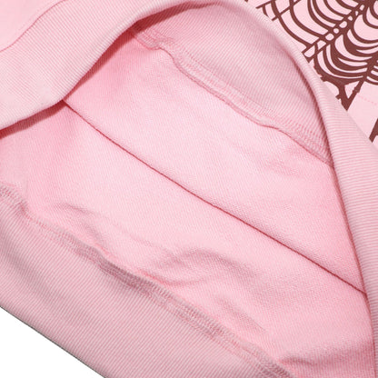 Pullover Pink Sweatshirt Unisex Fashion Classic Spider Web Print Hoodie