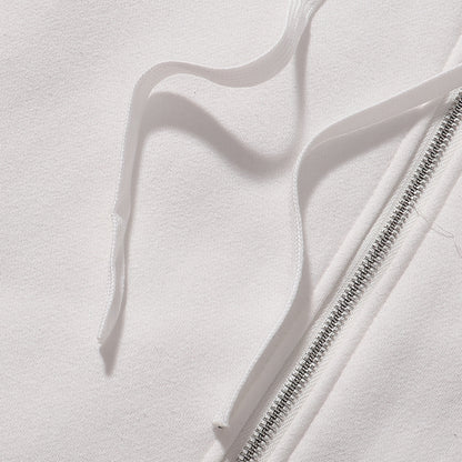 Gmabcd-sup Hoodie Collaboration Joe Loose Fit Autumn Winter Fleece Zipper Jacket Street Fashion Patchwork Hooded Sweatshirt