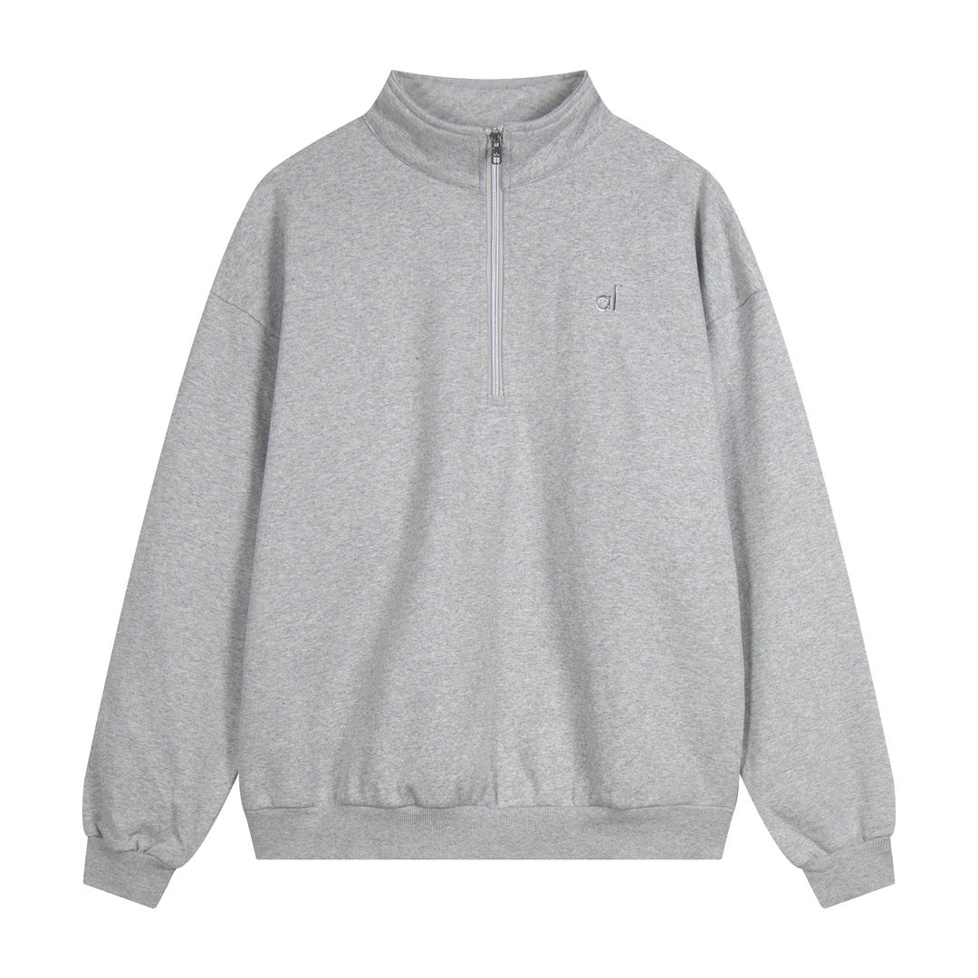 A-L-O Heavyweight Sweatshirt Loose Terry Warm Hoodie Zipper Casual Hooded Jacket