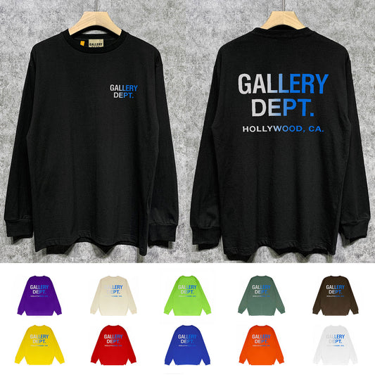 Gmgallery Dept Long Sleeve T Shirts Trendy Brand Long Sleeve Printed T-shirt