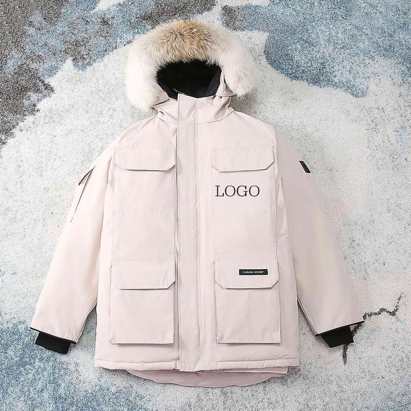 Big Goose New 08 Expedition Parka Classic Warm Hooded Short Down Jacket 4660M