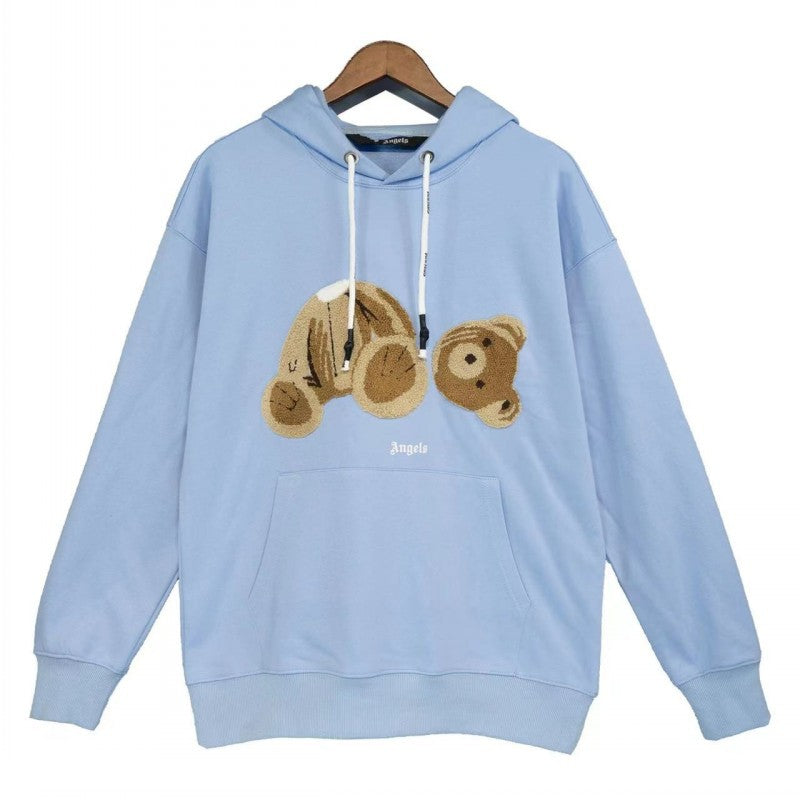 PA Angel Broken Bear Sweater Oversize Niche High Street Fashion Brand Ins Couple Hoodie