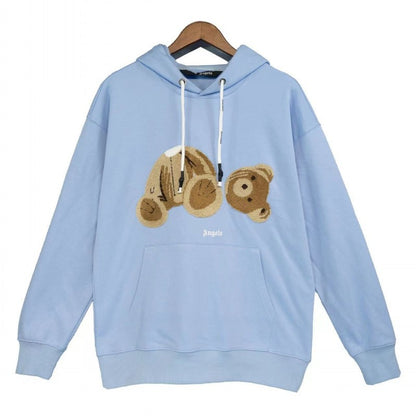 PA Angel Broken Bear Sweater Oversize Niche High Street Fashion Brand Ins Couple Hoodie